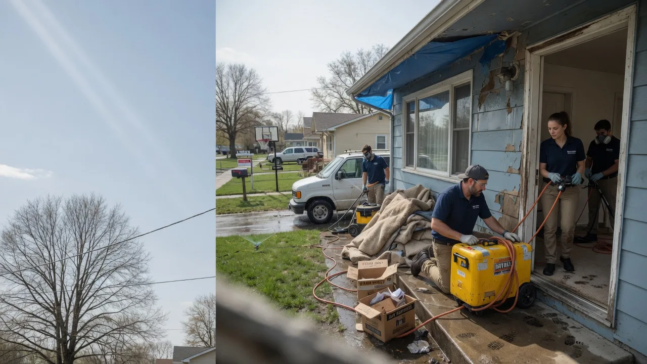 Basement Flood Cleanup in Mulberry Grove, IL near me
